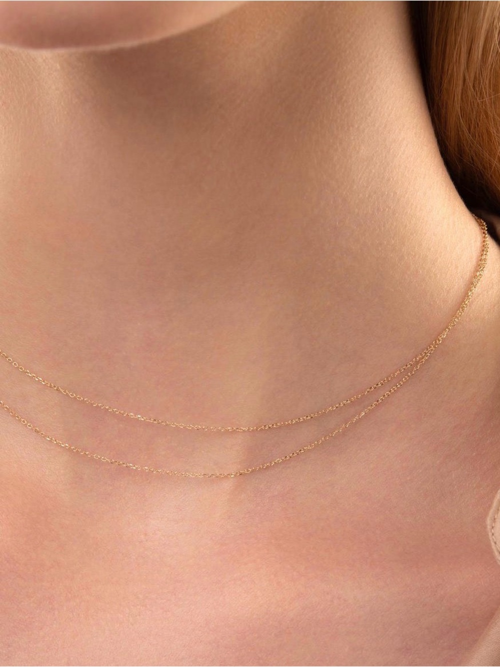 14k Double Layered Necklace